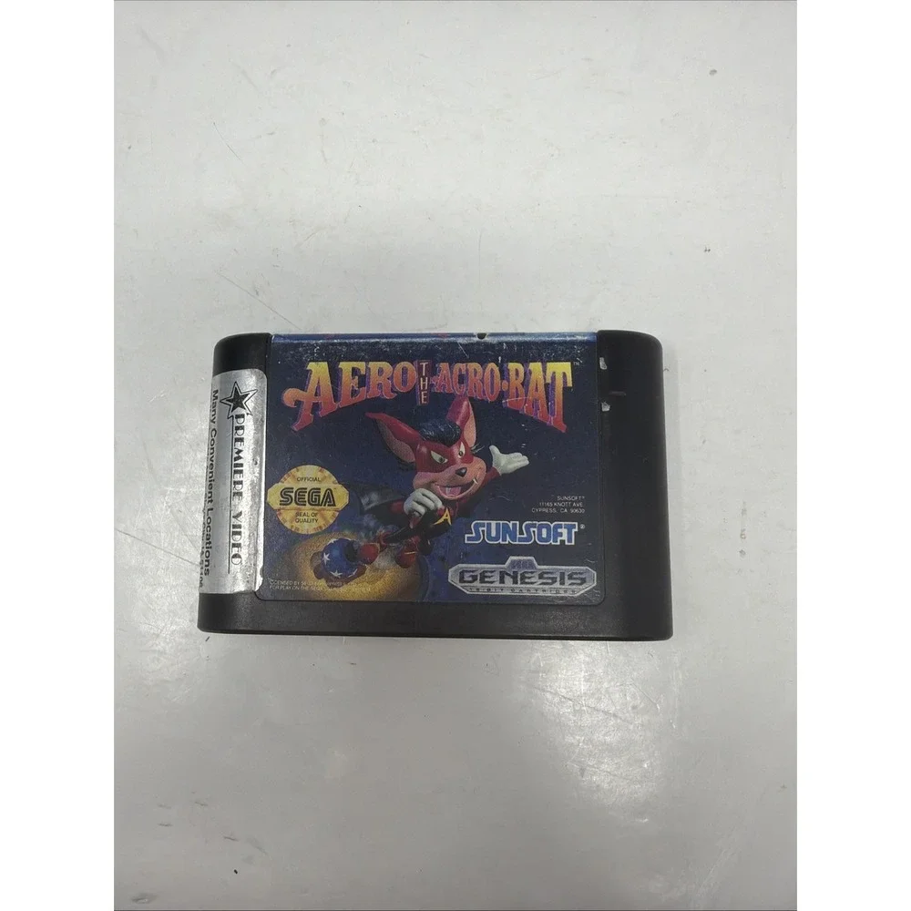 Sega‎ Genesis Aero The Acro-Bat Cartridge Only Tested Working